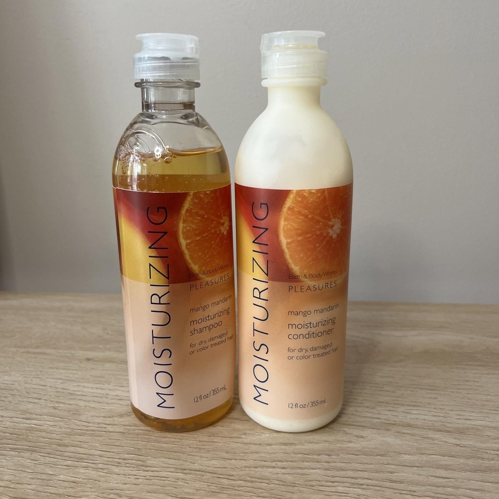 SET: Bath & Body Works MANGO MANDARIN Moisturizing Shampoo + Conditioner NEW‎